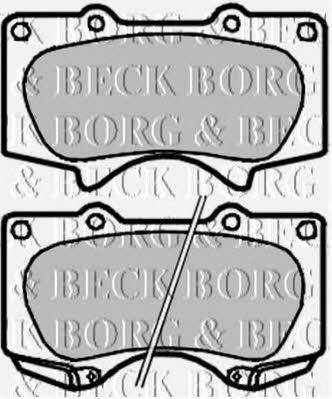 Borg & beck BBP1927 Гальмівні колодки, комплект BBP1927: Приваблива ціна - Купити у Польщі на 2407.PL!