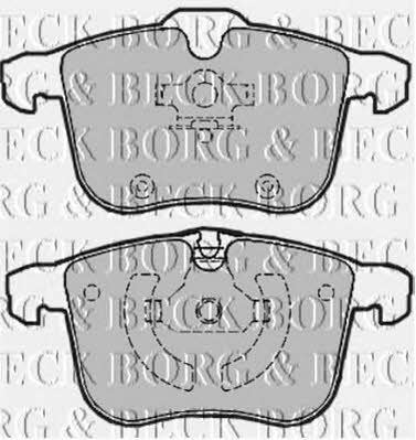Borg & beck BBP1942 Brake Pad Set, disc brake BBP1942: Buy near me in Poland at 2407.PL - Good price!