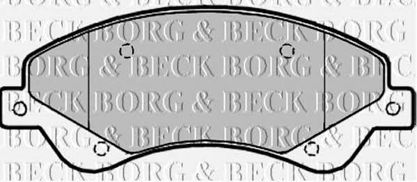 Borg & beck BBP1965 Гальмівні колодки, комплект BBP1965: Приваблива ціна - Купити у Польщі на 2407.PL!