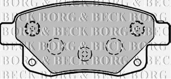 Borg & beck BBP1966 Brake Pad Set, disc brake BBP1966: Buy near me in Poland at 2407.PL - Good price!