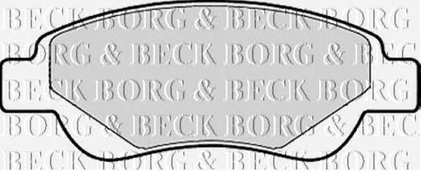 Borg & beck BBP1967 Brake Pad Set, disc brake BBP1967: Buy near me in Poland at 2407.PL - Good price!