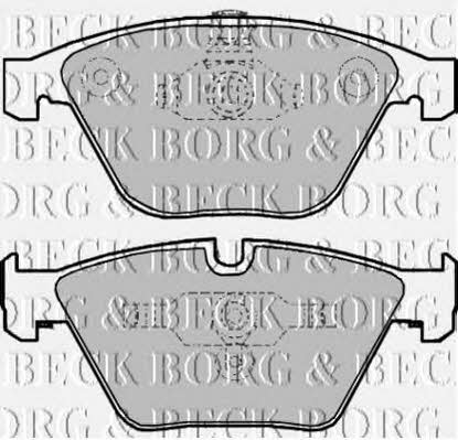 Borg & beck BBP1969 Гальмівні колодки, комплект BBP1969: Приваблива ціна - Купити у Польщі на 2407.PL!