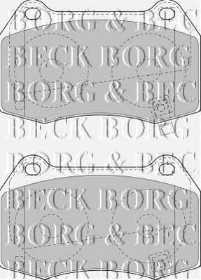 Borg & beck BBP1971 Гальмівні колодки, комплект BBP1971: Приваблива ціна - Купити у Польщі на 2407.PL!