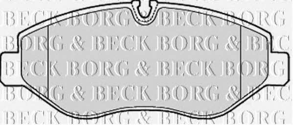 Borg & beck BBP1974 Brake Pad Set, disc brake BBP1974: Buy near me in Poland at 2407.PL - Good price!