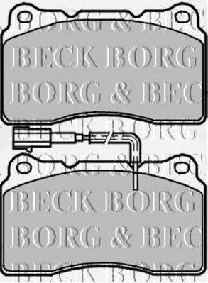 Borg & beck BBP1980 Тормозные колодки дисковые, комплект BBP1980: Отличная цена - Купить в Польше на 2407.PL!