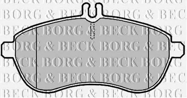 Borg & beck BBP2008 Гальмівні колодки, комплект BBP2008: Приваблива ціна - Купити у Польщі на 2407.PL!