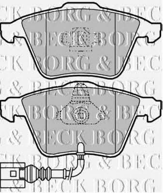 Borg & beck BBP2012 Гальмівні колодки, комплект BBP2012: Приваблива ціна - Купити у Польщі на 2407.PL!
