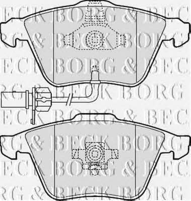 Borg & beck BBP2013 Brake Pad Set, disc brake BBP2013: Buy near me in Poland at 2407.PL - Good price!