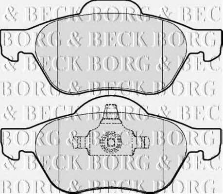 Borg & beck BBP2015 Гальмівні колодки, комплект BBP2015: Приваблива ціна - Купити у Польщі на 2407.PL!
