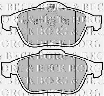 Borg & beck BBP2016 Гальмівні колодки, комплект BBP2016: Приваблива ціна - Купити у Польщі на 2407.PL!