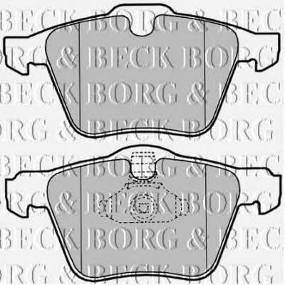 Borg & beck BBP2022 Scheibenbremsbeläge, Set BBP2022: Kaufen Sie zu einem guten Preis in Polen bei 2407.PL!