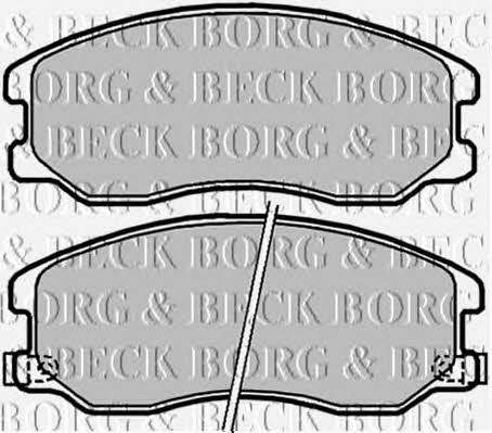 Borg & beck BBP2040 Гальмівні колодки, комплект BBP2040: Приваблива ціна - Купити у Польщі на 2407.PL!