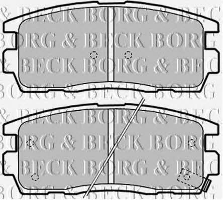 Borg & beck BBP2041 Brake Pad Set, disc brake BBP2041: Buy near me at 2407.PL in Poland at an Affordable price!