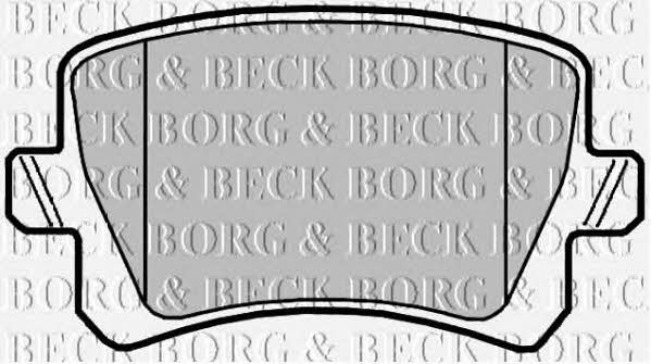 Borg & beck BBP2044 Brake Pad Set, disc brake BBP2044: Buy near me in Poland at 2407.PL - Good price!