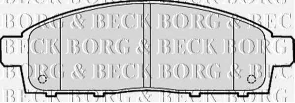 Borg & beck BBP2054 Гальмівні колодки, комплект BBP2054: Приваблива ціна - Купити у Польщі на 2407.PL!