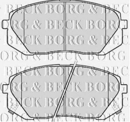 Borg & beck BBP2081 Гальмівні колодки, комплект BBP2081: Приваблива ціна - Купити у Польщі на 2407.PL!