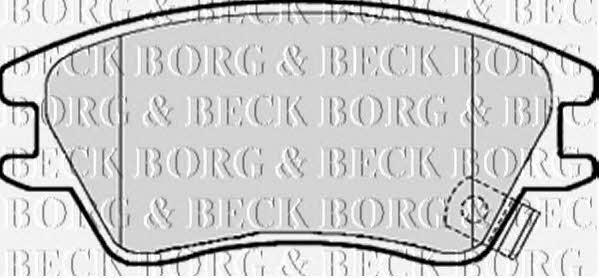 Borg & beck BBP2102 Brake Pad Set, disc brake BBP2102: Buy near me in Poland at 2407.PL - Good price!