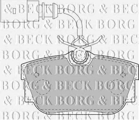 Borg & beck BBP2130 Тормозные колодки дисковые, комплект BBP2130: Отличная цена - Купить в Польше на 2407.PL!