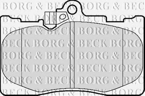 Borg & beck BBP2153 Klocki hamulcowe, zestaw BBP2153: Dobra cena w Polsce na 2407.PL - Kup Teraz!