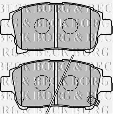 Borg & beck BBP2164 Гальмівні колодки, комплект BBP2164: Приваблива ціна - Купити у Польщі на 2407.PL!