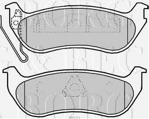 Borg & beck BBP2174 Brake Pad Set, disc brake BBP2174: Buy near me in Poland at 2407.PL - Good price!