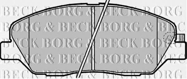 Borg & beck BBP2176 Гальмівні колодки, комплект BBP2176: Приваблива ціна - Купити у Польщі на 2407.PL!