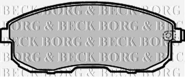 Borg & beck BBP2206 Тормозные колодки дисковые, комплект BBP2206: Купить в Польше - Отличная цена на 2407.PL!