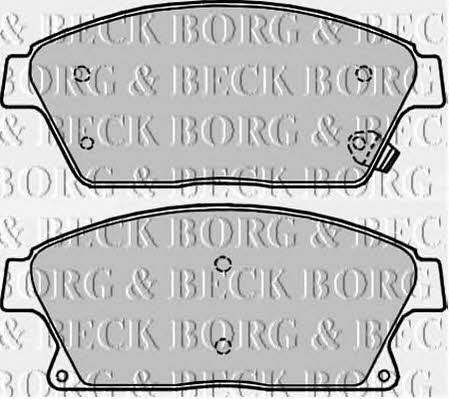 Borg & beck BBP2228 Brake Pad Set, disc brake BBP2228: Buy near me in Poland at 2407.PL - Good price!