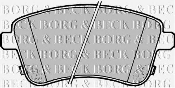 Borg & beck BBP2233 Тормозные колодки дисковые, комплект BBP2233: Отличная цена - Купить в Польше на 2407.PL!
