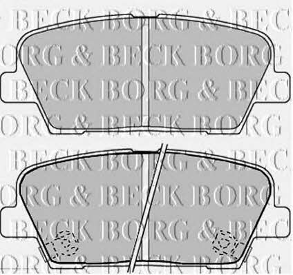 Borg & beck BBP2238 Brake Pad Set, disc brake BBP2238: Buy near me in Poland at 2407.PL - Good price!