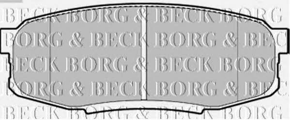 Borg & beck BBP2244 Тормозные колодки дисковые, комплект BBP2244: Отличная цена - Купить в Польше на 2407.PL!