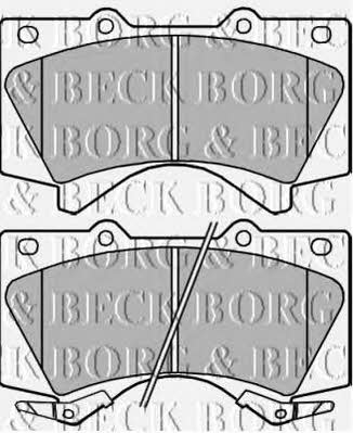 Borg & beck BBP2249 Klocki hamulcowe, zestaw BBP2249: Dobra cena w Polsce na 2407.PL - Kup Teraz!