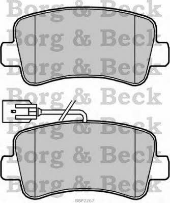 Borg & beck BBP2267 Brake Pad Set, disc brake BBP2267: Buy near me in Poland at 2407.PL - Good price!