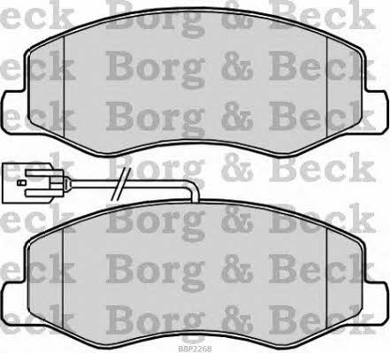 Borg & beck BBP2268 Brake Pad Set, disc brake BBP2268: Buy near me in Poland at 2407.PL - Good price!