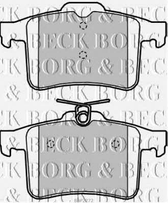 Borg & beck BBP2272 Тормозные колодки дисковые, комплект BBP2272: Отличная цена - Купить в Польше на 2407.PL!