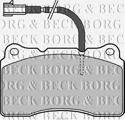 Borg & beck BBP2278 Brake Pad Set, disc brake BBP2278: Buy near me in Poland at 2407.PL - Good price!