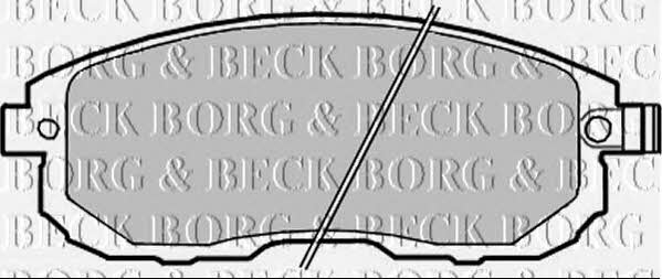 Borg & beck BBP2282 Гальмівні колодки, комплект BBP2282: Приваблива ціна - Купити у Польщі на 2407.PL!