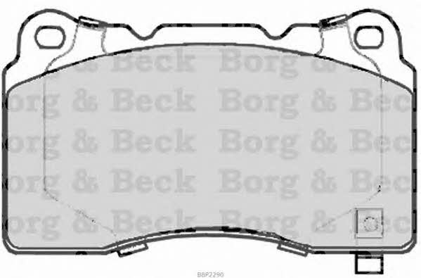 Borg & beck BBP2290 Гальмівні колодки, комплект BBP2290: Приваблива ціна - Купити у Польщі на 2407.PL!