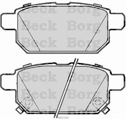 Borg & beck BBP2300 Brake Pad Set, disc brake BBP2300: Buy near me in Poland at 2407.PL - Good price!