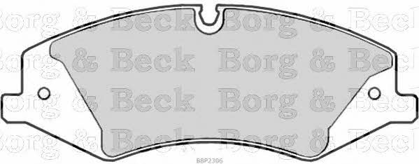 Borg & beck BBP2306 Гальмівні колодки, комплект BBP2306: Приваблива ціна - Купити у Польщі на 2407.PL!