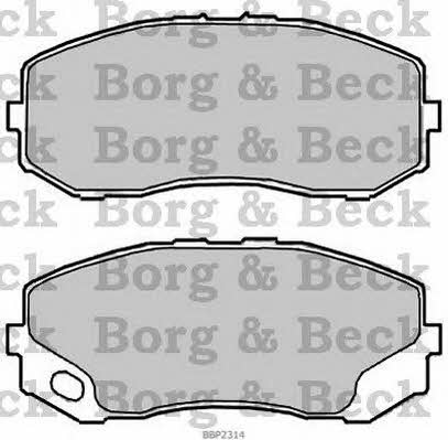 Borg & beck BBP2314 Klocki hamulcowe, zestaw BBP2314: Dobra cena w Polsce na 2407.PL - Kup Teraz!