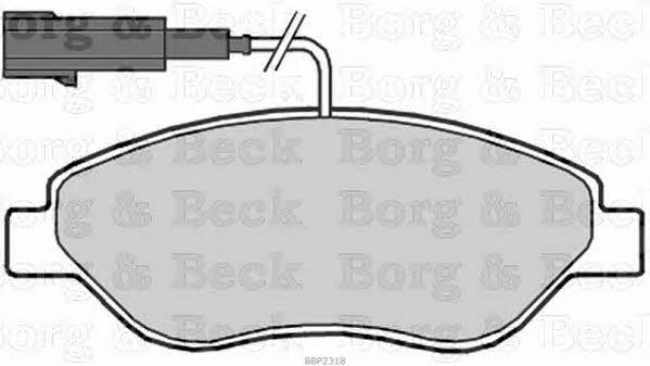 Borg & beck BBP2318 Klocki hamulcowe, zestaw BBP2318: Dobra cena w Polsce na 2407.PL - Kup Teraz!