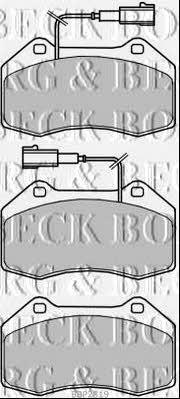 Borg & beck BBP2319 Тормозные колодки дисковые, комплект BBP2319: Отличная цена - Купить в Польше на 2407.PL!