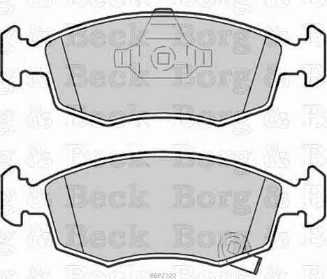 Borg & beck BBP2322 Klocki hamulcowe, zestaw BBP2322: Dobra cena w Polsce na 2407.PL - Kup Teraz!