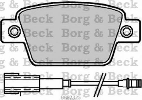 Borg & beck BBP2325 Klocki hamulcowe, zestaw BBP2325: Dobra cena w Polsce na 2407.PL - Kup Teraz!