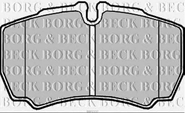 Borg & beck BBP2337 Гальмівні колодки, комплект BBP2337: Приваблива ціна - Купити у Польщі на 2407.PL!