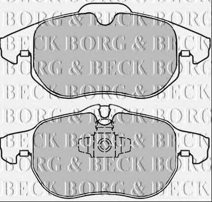 Borg & beck BBP2354 Тормозные колодки дисковые, комплект BBP2354: Отличная цена - Купить в Польше на 2407.PL!