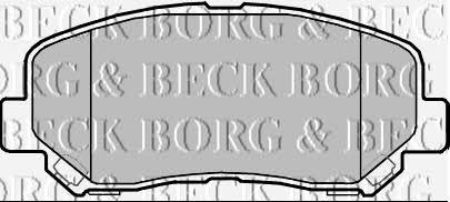 Borg & beck BBP2355 Brake Pad Set, disc brake BBP2355: Buy near me in Poland at 2407.PL - Good price!