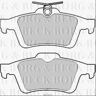 Borg & beck BBP2403 Brake Pad Set, disc brake BBP2403: Buy near me in Poland at 2407.PL - Good price!