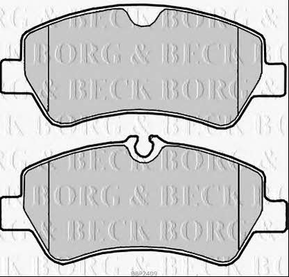 Borg & beck BBP2409 Тормозные колодки дисковые, комплект BBP2409: Отличная цена - Купить в Польше на 2407.PL!